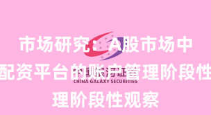 市场研究：A股市场中实盘配资平台的账户管理阶段性观察
